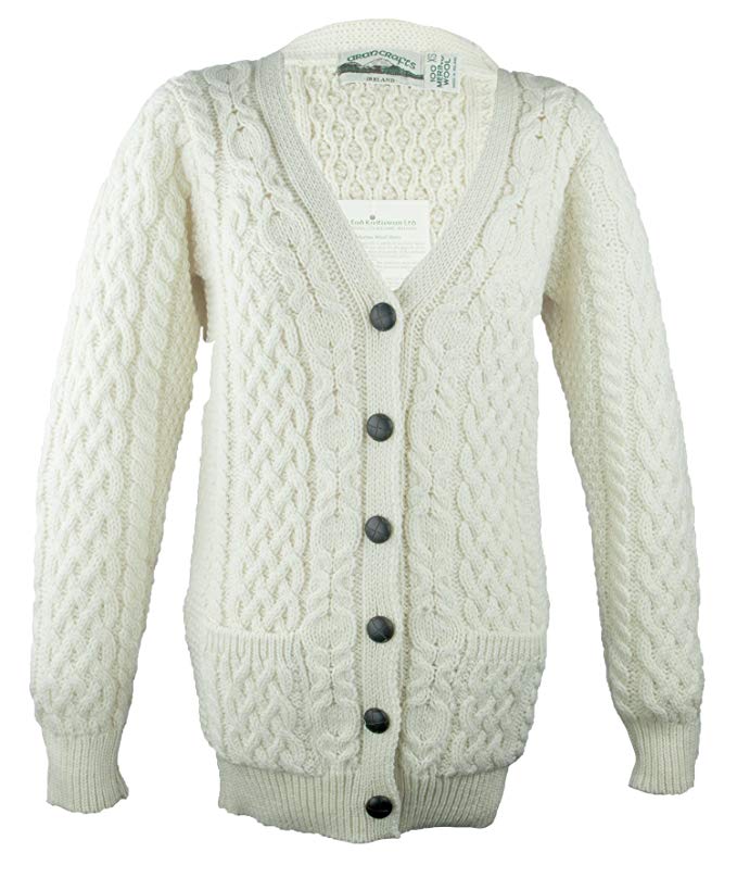Aran Crafts Irish Merino Wool Aran Knit Boyfriend Sweater Review